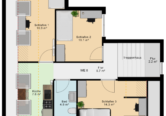 Prodej bytu 3+1 56 m²