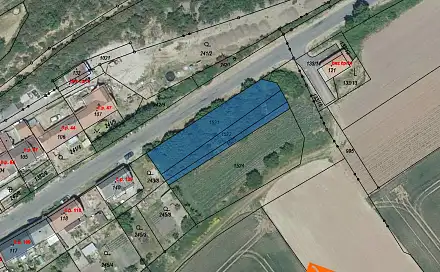 prodej
stavebního pozemku 631 m²