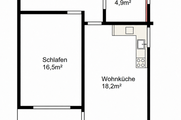 Prodej bytu 2+kk 61 m²