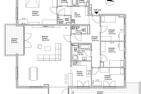Prodej bytu 5+1 158 m²