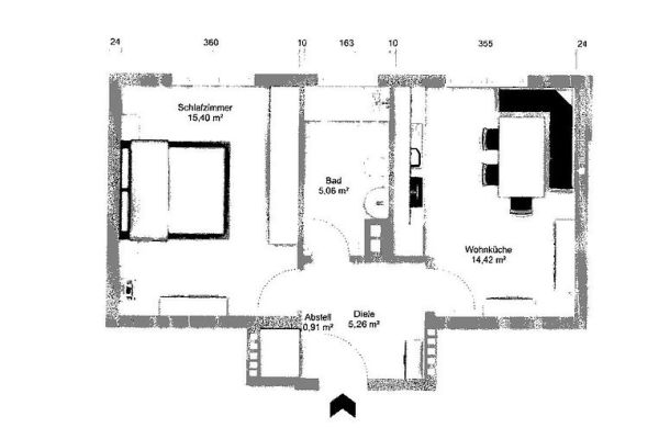 Prodej bytu 2+1 41 m²