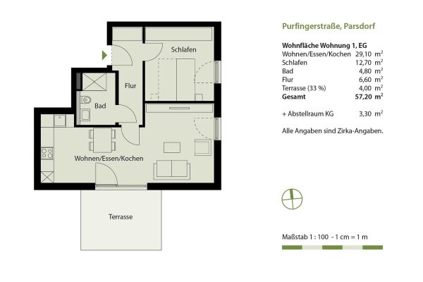 Prodej bytu 2+1 63 m²